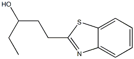2-Benzothiazolepropanol,alpha-ethyl-(7CI) Struktur
