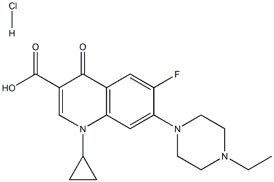ENROFLOXAIN HYDROCHLORIDE Structure