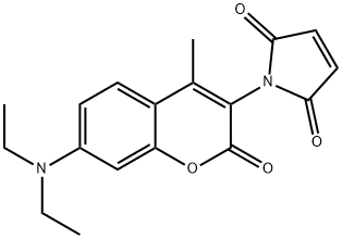 N-(4-(7-(diethylamino)-4-methylcoumarin-3-yl))maleimide|