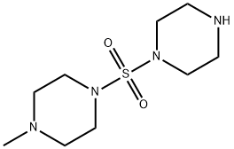 1-メチル-4-(1-ピペラジニルスルホニル)ピペラジン 化学構造式