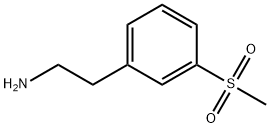 2-(3-甲砜基苯基)乙胺, 933696-63-0, 结构式
