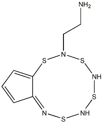 2-(5,6-ジヒドロ-4H-シクロペンタ[D][1,3]チアゾール-2-イル)エタンアミン 化学構造式