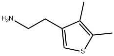 2-(4,5-ジメチル-3-チエニル)エタンアミン 化学構造式