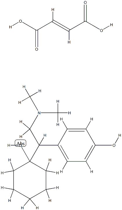 Desvenlafaxine (O-DesMethyl Venlafaxine) FuMarate Structure