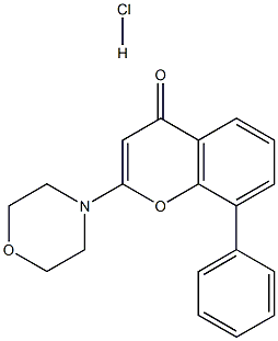 LY294002塩酸塩 化学構造式
