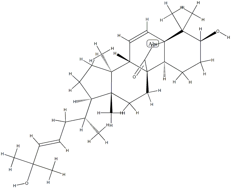 カラビラゲニンD 化学構造式