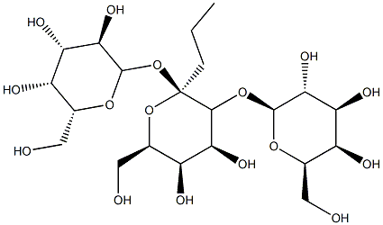 propyl O-beta galactopyranosyl-(1-4)-O-beta galactopyranosyl-(1-4)-alpha galactopyranoside Structure