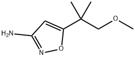 3-Isoxazolamine,5-(2-methoxy-1,1-dimethylethyl)-(9CI)|5-(1-METHOXY-2-METHYLPROPAN-2-YL)ISOXAZOL-3-AMINE