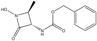 N-hydroxy-4(S)-Methyl-3(S)-<(benzyloxy)forMaMido>-2-azetidinone Structure
