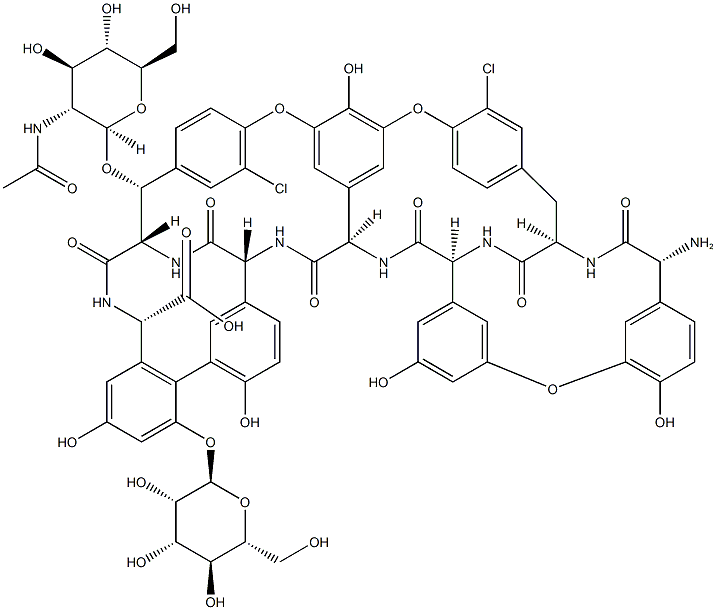 Teicoplanin A3-1 Struktur