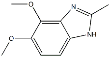 Benzimidazole, 4,5(or 6,7)-dimethoxy-2-methyl- (7CI) 结构式