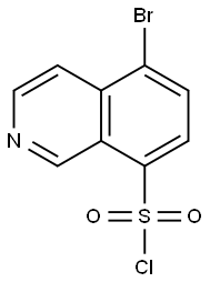 5-BROMOISOQUINOLINE-8-SULFONYL CHLORIDE Structure