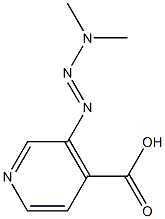 4-Pyridinecarboxylicacid,3-(3,3-dimethyl-1-triazenyl)-(9CI) 结构式