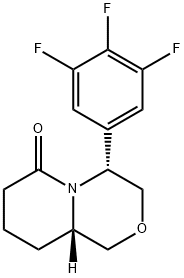 (4R,9aS)-4-(3,4,5-trifluorophenyl)hexahydropyrido[2,1-c][1,4]oxazin-6(1H)-one Structure