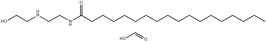 formic acid, compound with N-[2-[(2-hydroxyethyl)amino]ethyl]stearamide (1:1) Structure