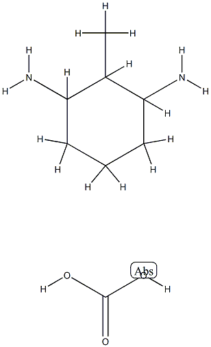 carbonic acid, compound with 2-methylcyclohexane-1,3-diamine (1:1) 结构式