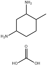 carbonic acid, compound with 4-methylcyclohexane-1,3-diamine (1:1) 结构式
