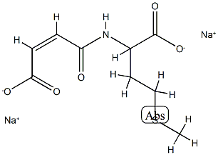 disodium (Z)-N-(3-carboxylato-1-oxoallyl)-DL-methionate,93805-86-8,结构式