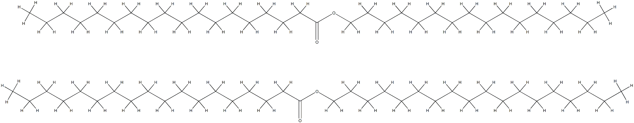 Octadecanoic acid, C16-18-alkyl esters Structure