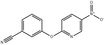 3-(5-nitropyridin-2-yloxy)benzonitrile Structure