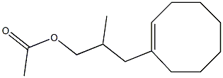 beta-methylcyclooctene-1-propyl acetate Structure