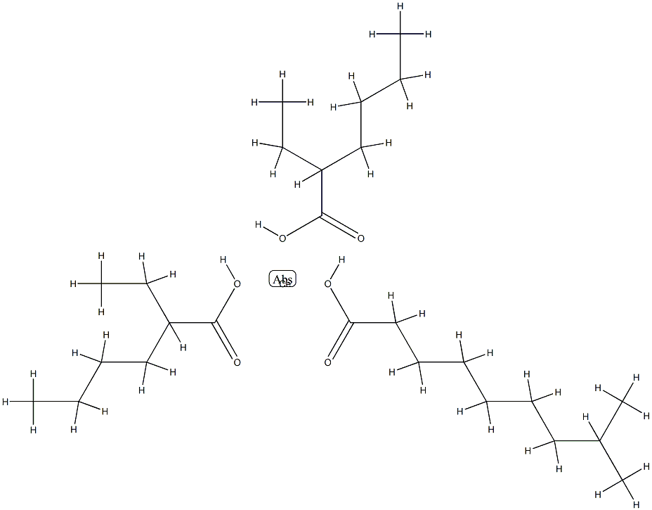 bis(2-ethylhexanoato-O)(isodecanoato-O)cerium ,93894-39-4,结构式