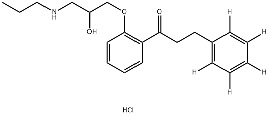 PROPAFENONE-D5 Structure