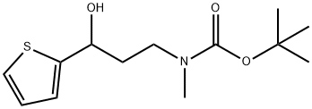 3-Hydroxy-3-(2-thienyl)propyl]MethylcarbaMic Acid 1,1-DiMethylethyl Ester Structure