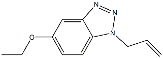 1H-Benzotriazole,5-ethoxy-1-(2-propenyl)-(9CI) Struktur