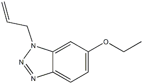 1H-Benzotriazole,6-ethoxy-1-(2-propenyl)-(9CI) Struktur
