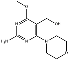 (2-AMINO-4-METHOXY-6-MORPHOLIN-4-YLPYRIMIDIN-5-YL)METHANOL Structure
