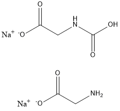 二甘氨酸钠碳酸盐 结构式
