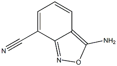 2,1-Benzisoxazole-7-carbonitrile,3-amino-(9CI) Structure