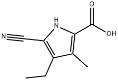 1H-Pyrrole-2-carboxylicacid,5-cyano-4-ethyl-3-methyl-(9CI)|