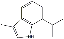 1H-Indole,3-methyl-7-(1-methylethyl)-(9CI) Structure