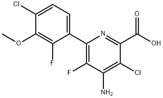 florpyrauxifen, 943832-81-3, 结构式