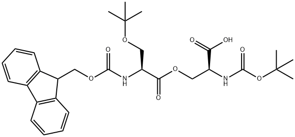 944283-11-8 (3S,7S)-7-羧基-3-[(叔丁氧基)甲基]-11,11-二甲基-4,9-二氧代-5,10-二氧杂-2,8-二氮杂十二烷酸 1-芴甲基酯