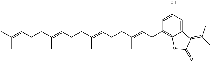盐肤木内酯 A, 944804-58-4, 结构式