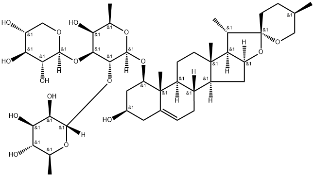 麦冬皂苷D,945619-74-9,结构式