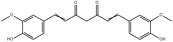 クルクミン (合成) 化学構造式