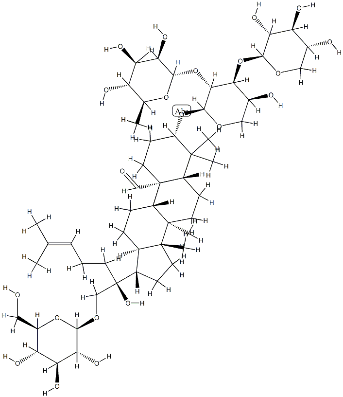 绞股蓝皂苷XLIX,94987-08-3,结构式