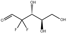 2-脱氧-2,2-二氟-D-赤式-戊糖, 95058-90-5, 结构式