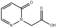 (6-オキソピリダジン-1(6{H})-イル)酢酸 化学構造式