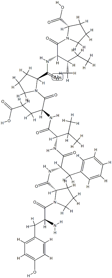 beta casomorphin 8, human Structure
