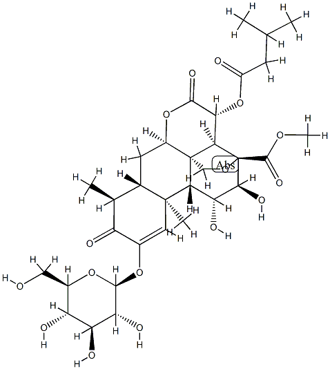 ヤダンジオシドA 化学構造式