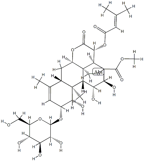 ヤダンジオシドE 化学構造式