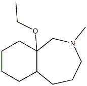 1H-2-Benzazepine,9a-ethoxydecahydro-2-methyl-(9CI),95296-83-6,结构式