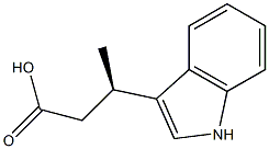1H-Indole-3-propanoicacid,-bta--methyl-,(-bta-R)-(9CI) Structure
