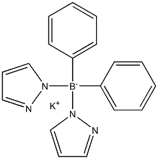 diphenyl-di(pyrazol-1-yl)boranuide Structure