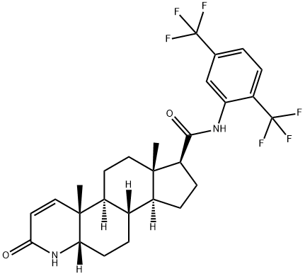 5Β-度他雄胺 结构式